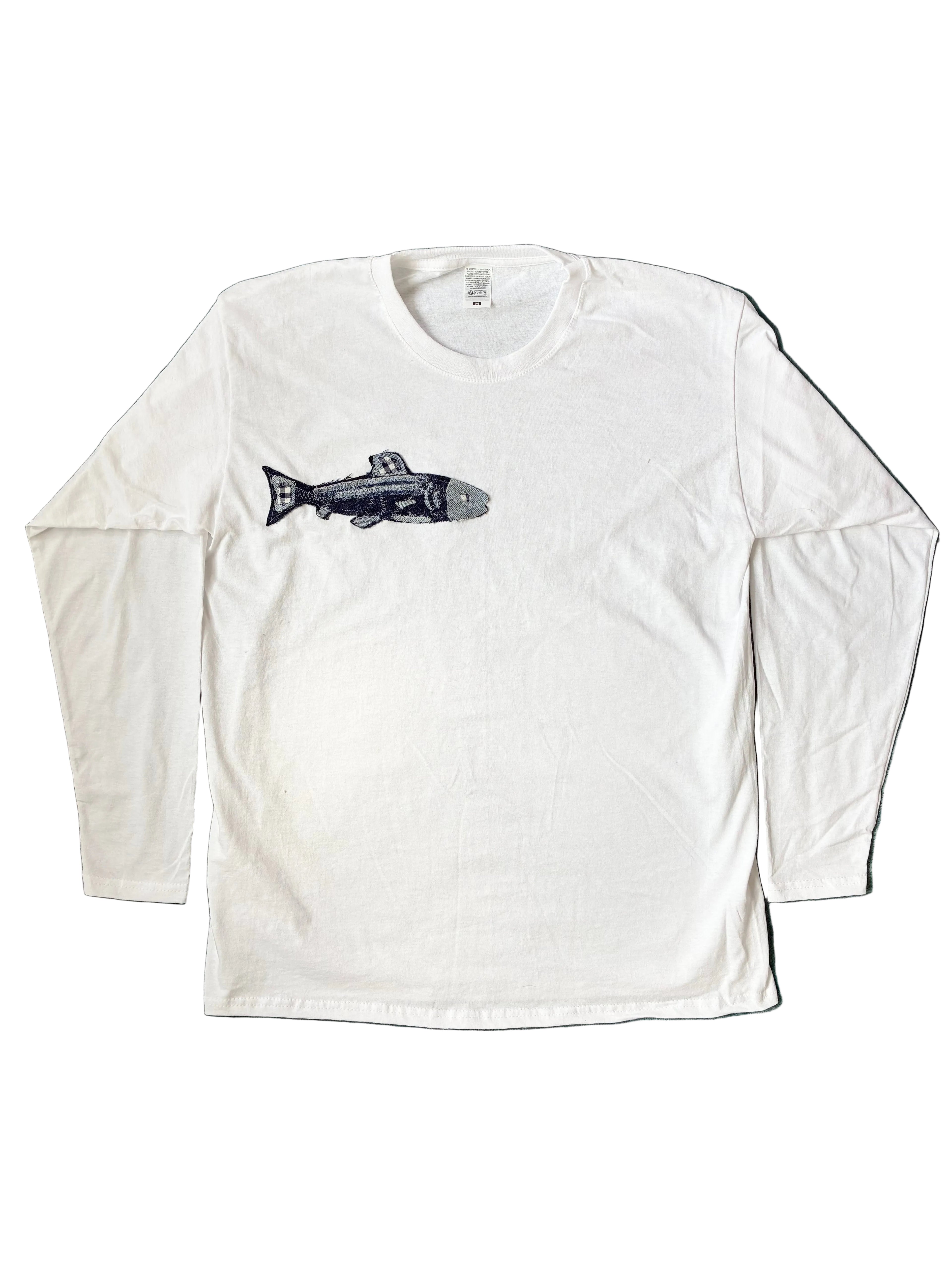 Longsleeved T-shirt - Fish Checkered