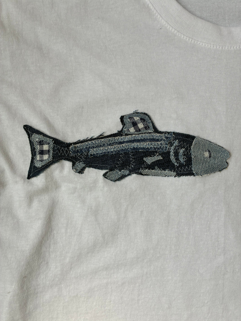 Longsleeved T-shirt - Fish Checkered