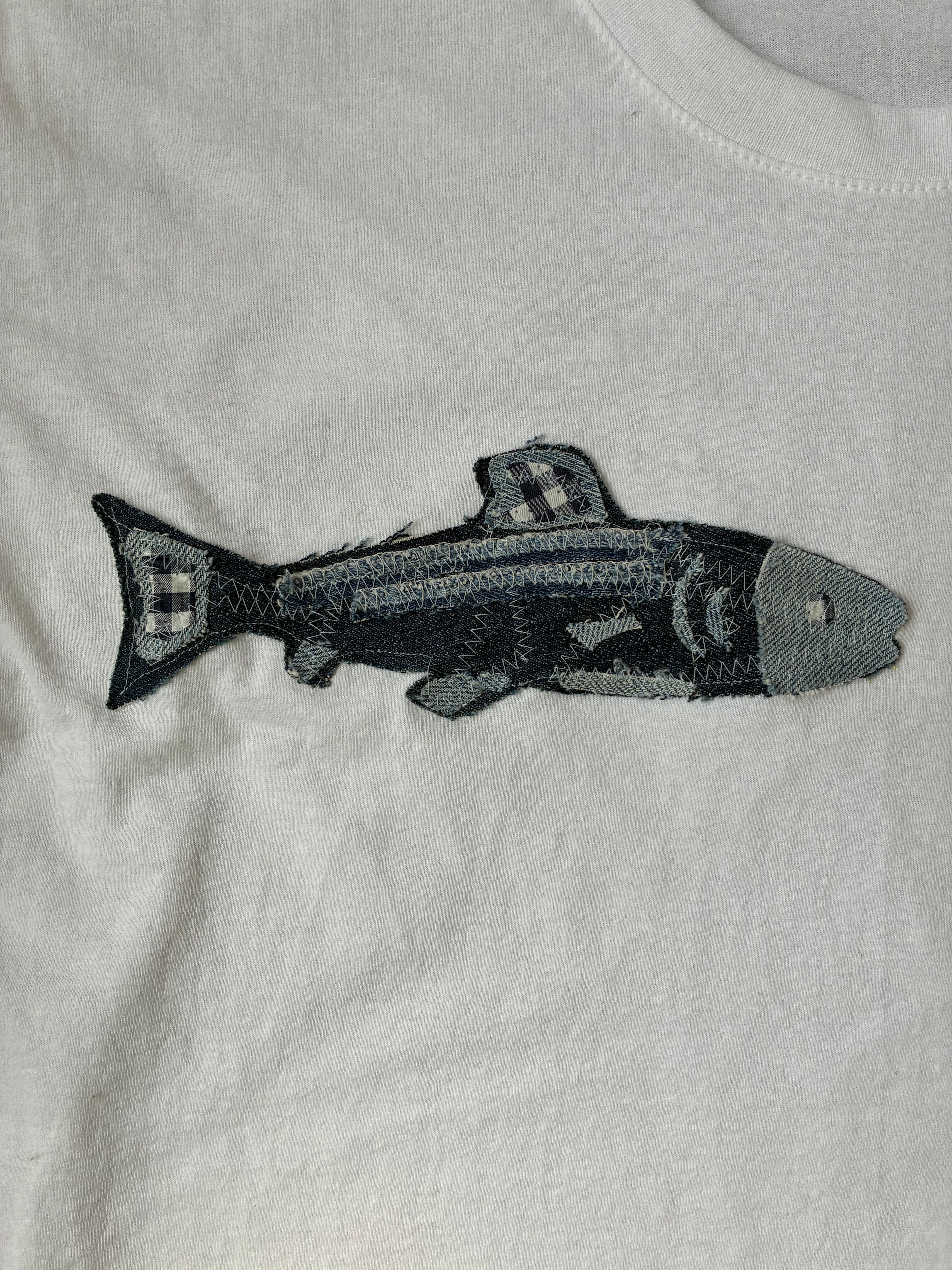 Longsleeved T-shirt - Fish Checkered